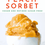 Peach Sorbet Recipe | Chenée Today