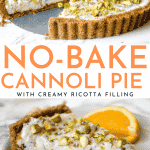 No-Bake Cannoli Pie Recipe - So Easy! | Chenée Today