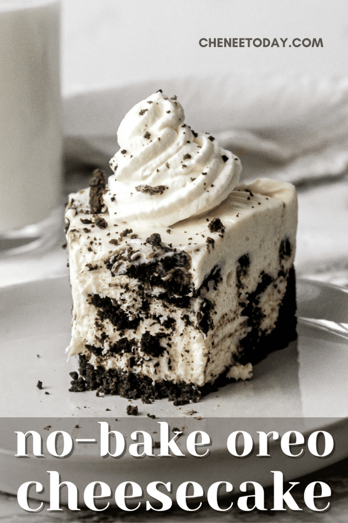 Best Easy No Bake Oreo Cheesecake Recipe | Chenée Today