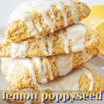 lemon poppyseed scones