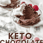 Keto Chocolate Mousse Recipe with Cream Cheese - Creamy and Fluffy! | Chenée Today