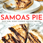 Samoas cookie pie
