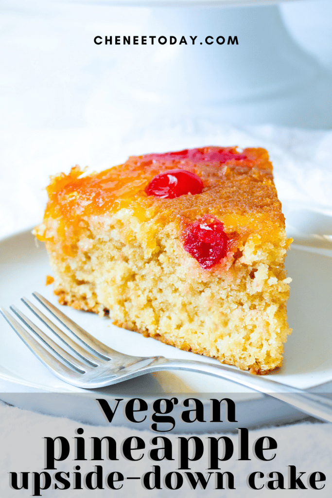vegan pineapple upside down cake
