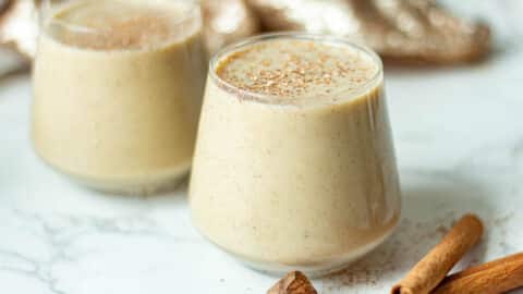 Oat Milk Eggnog - Non Dairy Eggnog Recipe - Chenée Today