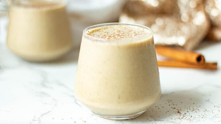 Oat Milk Eggnog - Non Dairy Eggnog Recipe - Chenée Today