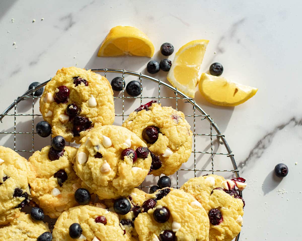 best blueberry lemon cookies