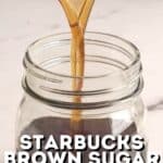Starbucks brown sugar syrup pin