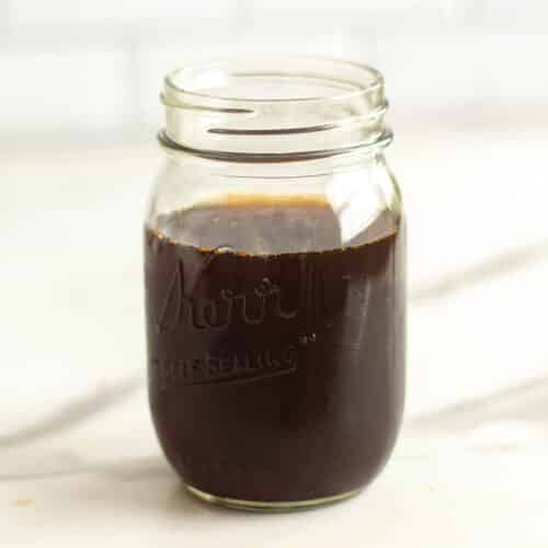 starbucks brown sugar syrup in a jar