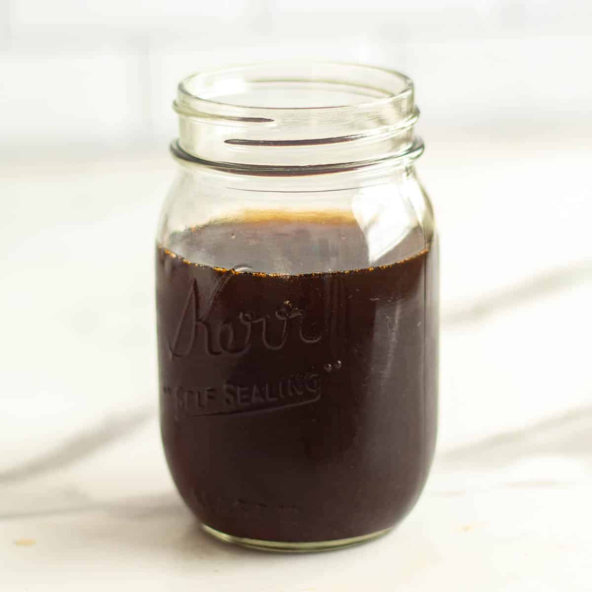 starbucks brown sugar syrup in a jar